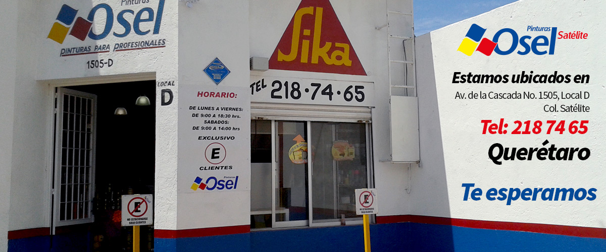 pinturas Osel Qro